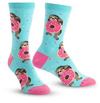 calzini da donna Snackin' Sloth